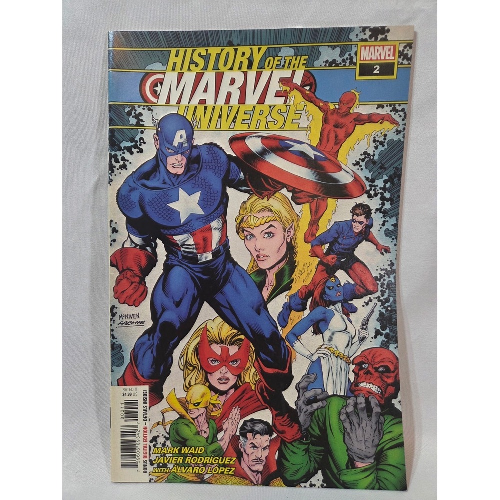 History of the Marvel Universe #2 2019 Marvel Comics Mark Waid Javier Rodriguez